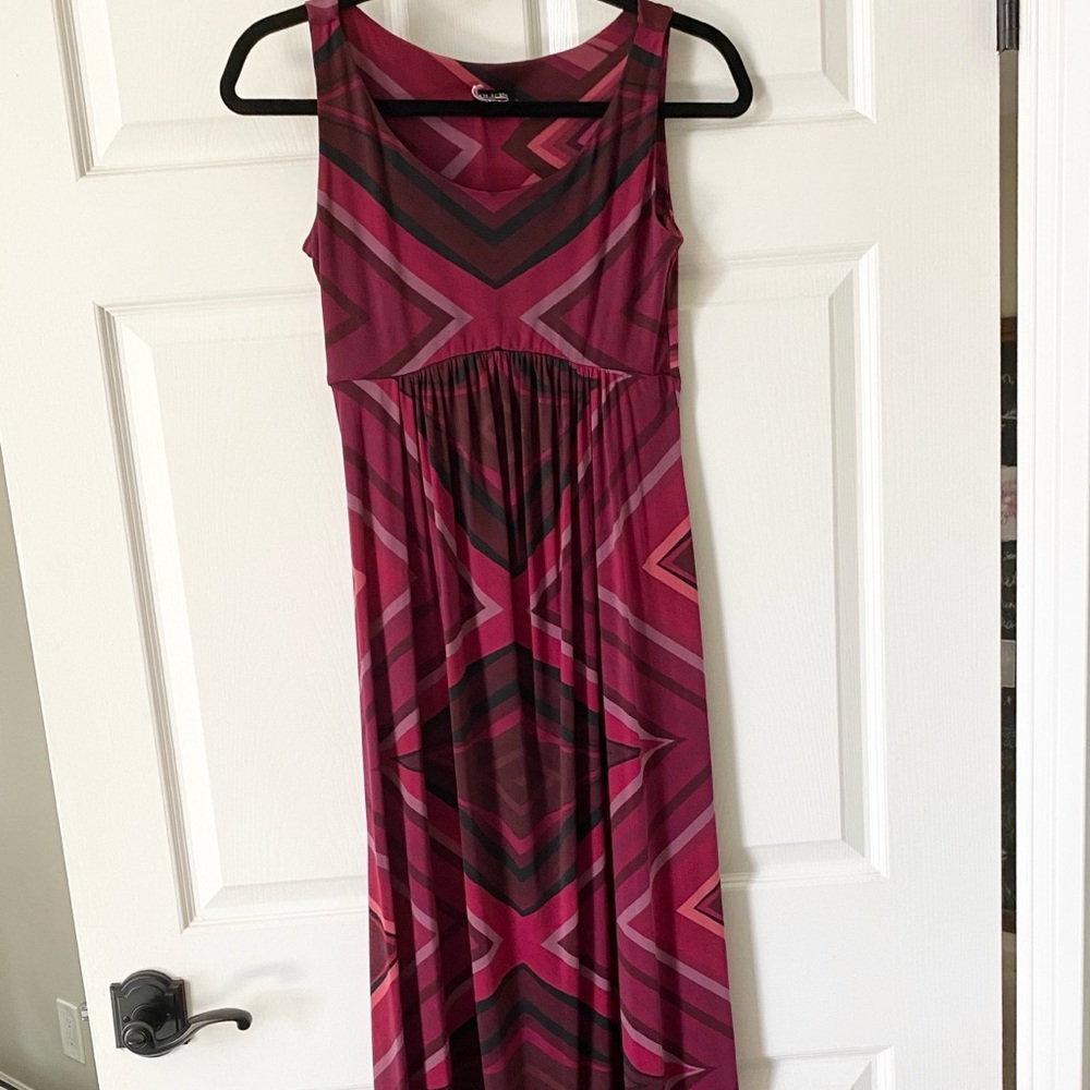 Olian maternity long maxi dress